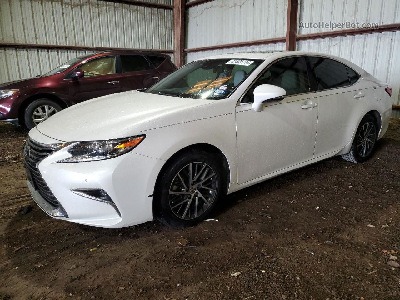 2017 Lexus Es 350 Белый vin: JTHBK1GG1H2249272