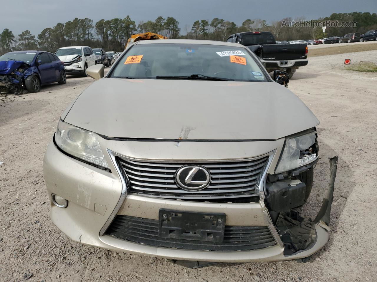 2013 Lexus Es 350 Beige vin: JTHBK1GG2D2000621