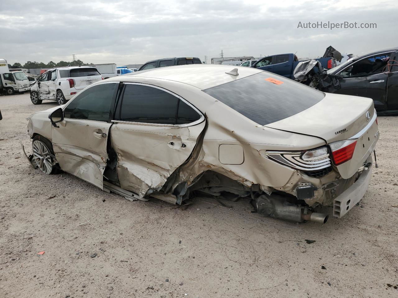 2013 Lexus Es 350 Бежевый vin: JTHBK1GG2D2000621