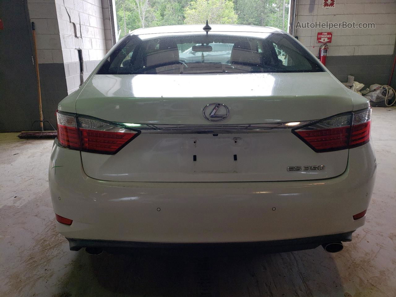 2013 Lexus Es 350 White vin: JTHBK1GG2D2001588