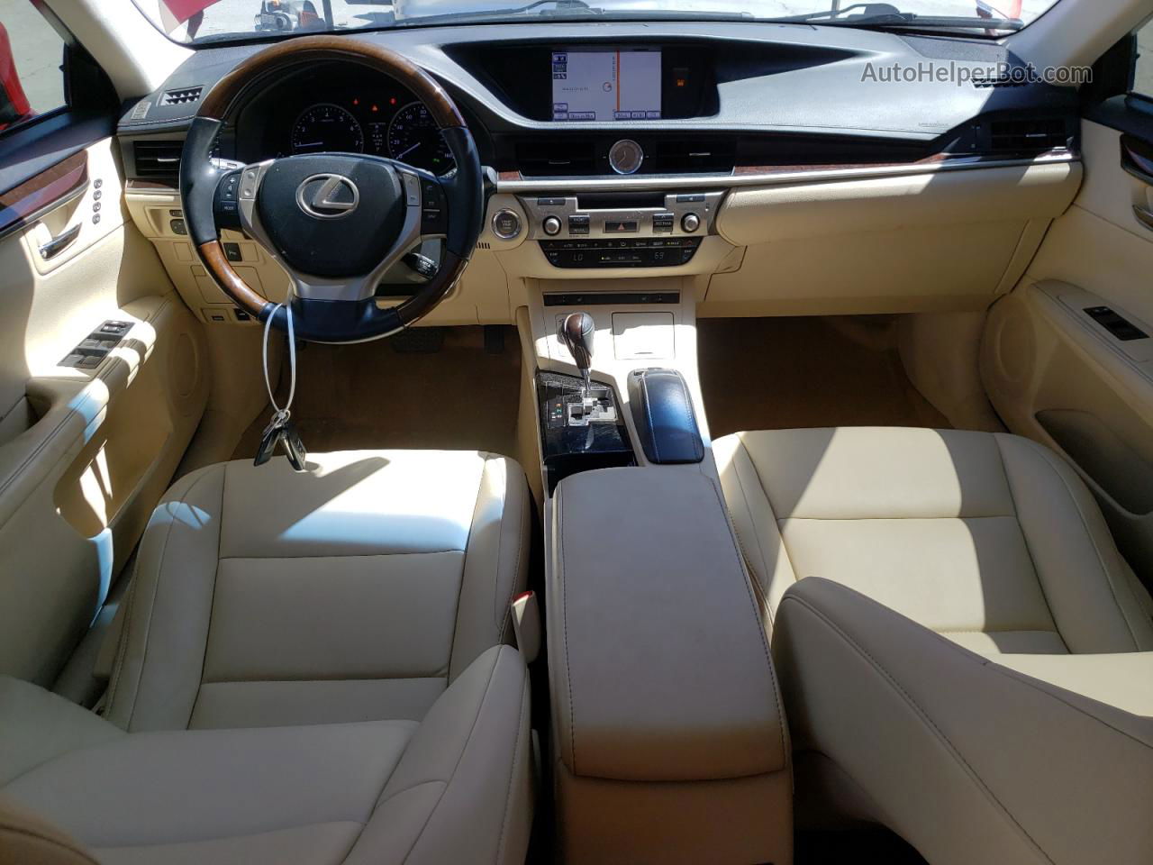 2013 Lexus Es 350 Красный vin: JTHBK1GG2D2008251