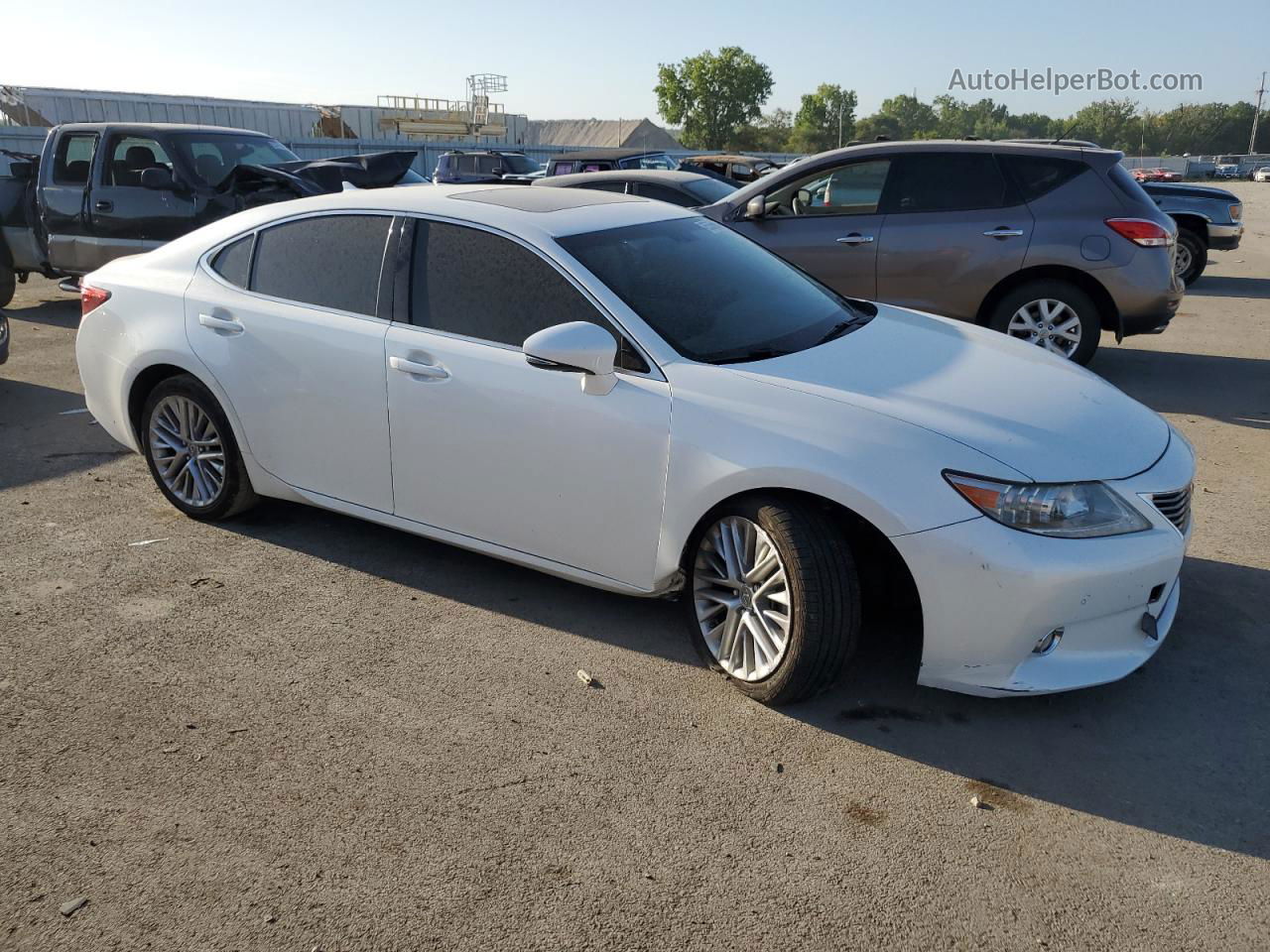 2013 Lexus Es 350 Белый vin: JTHBK1GG2D2022375