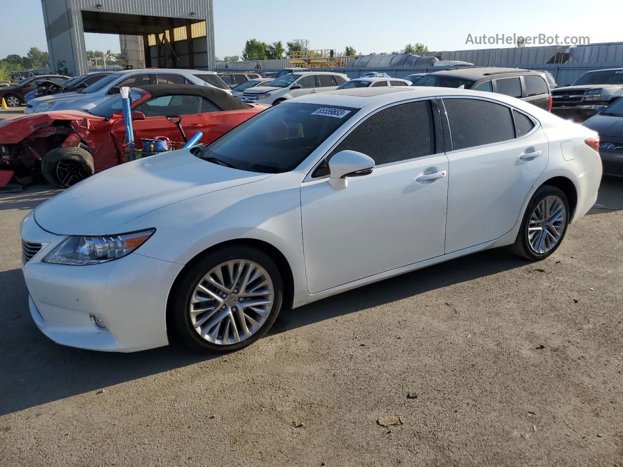 2013 Lexus Es 350 Белый vin: JTHBK1GG2D2022375