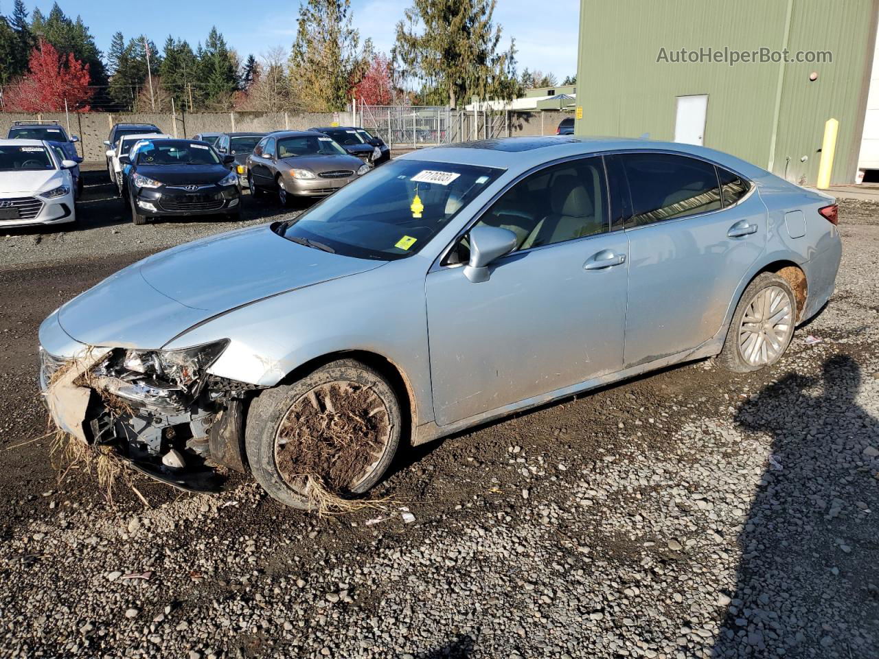 2013 Lexus Es 350 Blue vin: JTHBK1GG2D2048555