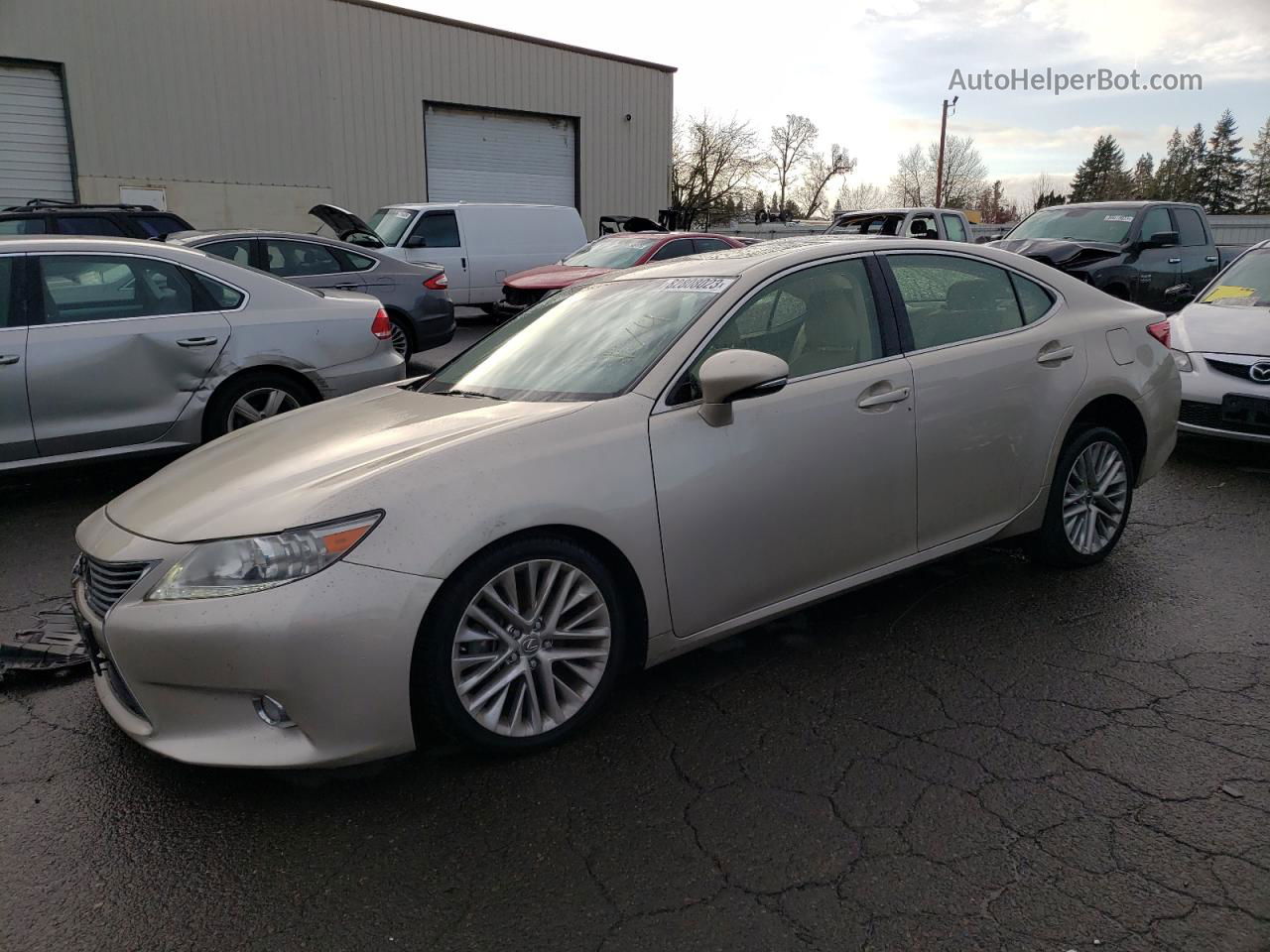 2013 Lexus Es 350 Cream vin: JTHBK1GG2D2057658