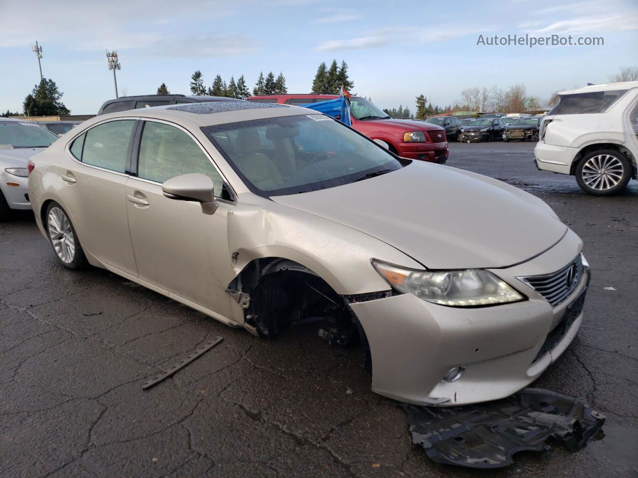 2013 Lexus Es 350 Cream vin: JTHBK1GG2D2057658