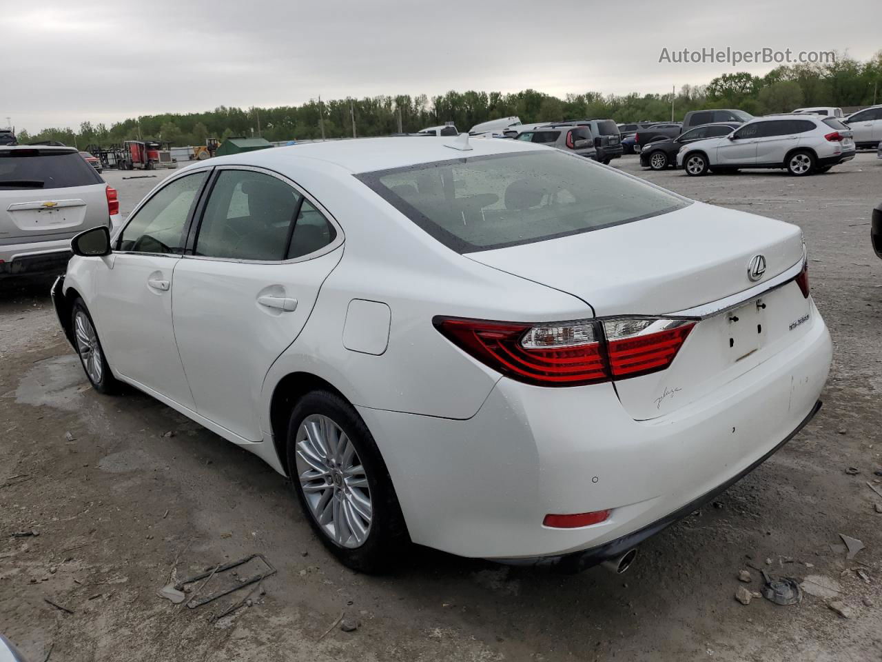 2013 Lexus Es 350 Белый vin: JTHBK1GG2D2061466