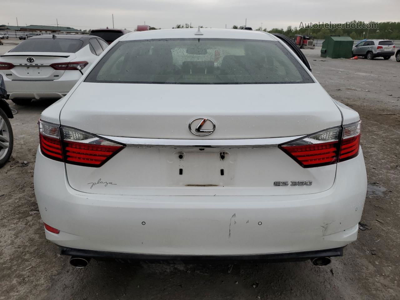 2013 Lexus Es 350 Белый vin: JTHBK1GG2D2061466