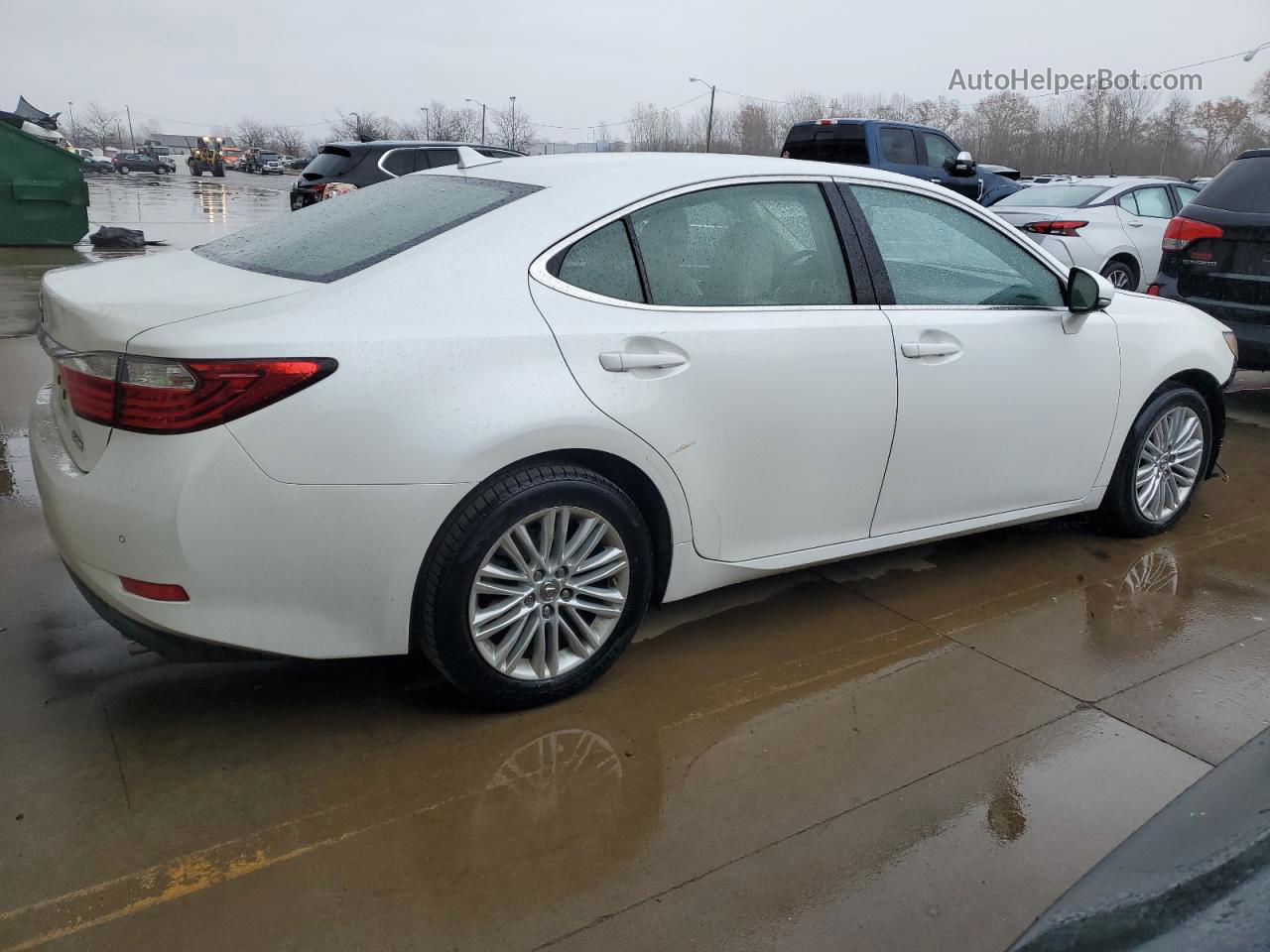 2014 Lexus Es 350 White vin: JTHBK1GG2E2085333