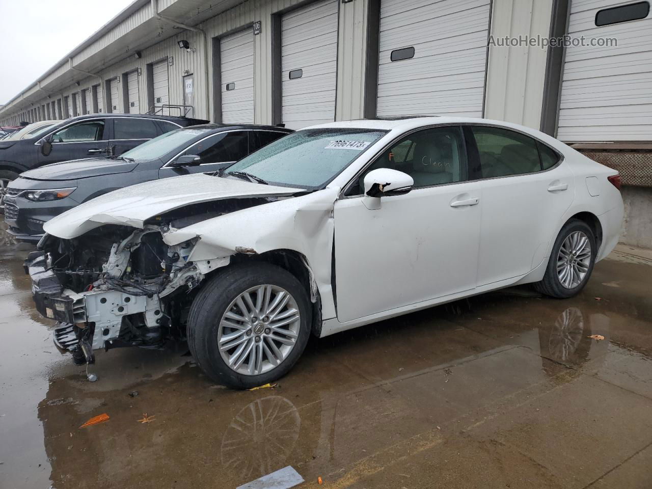 2014 Lexus Es 350 White vin: JTHBK1GG2E2085333