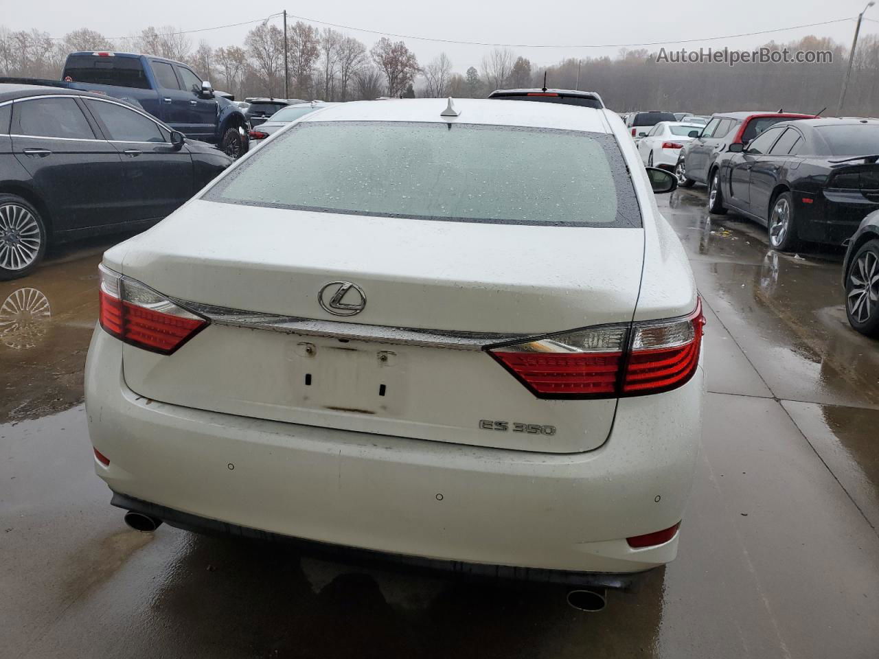 2014 Lexus Es 350 White vin: JTHBK1GG2E2085333