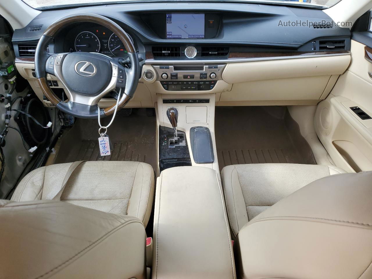 2014 Lexus Es 350 Beige vin: JTHBK1GG2E2087163