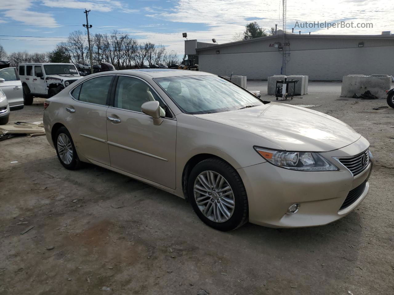 2014 Lexus Es 350 Бежевый vin: JTHBK1GG2E2087163