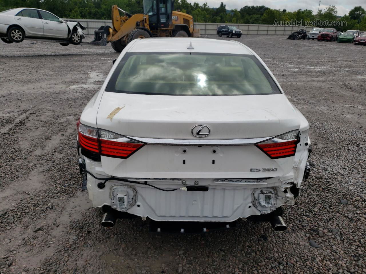 2014 Lexus Es 350 White vin: JTHBK1GG2E2120341