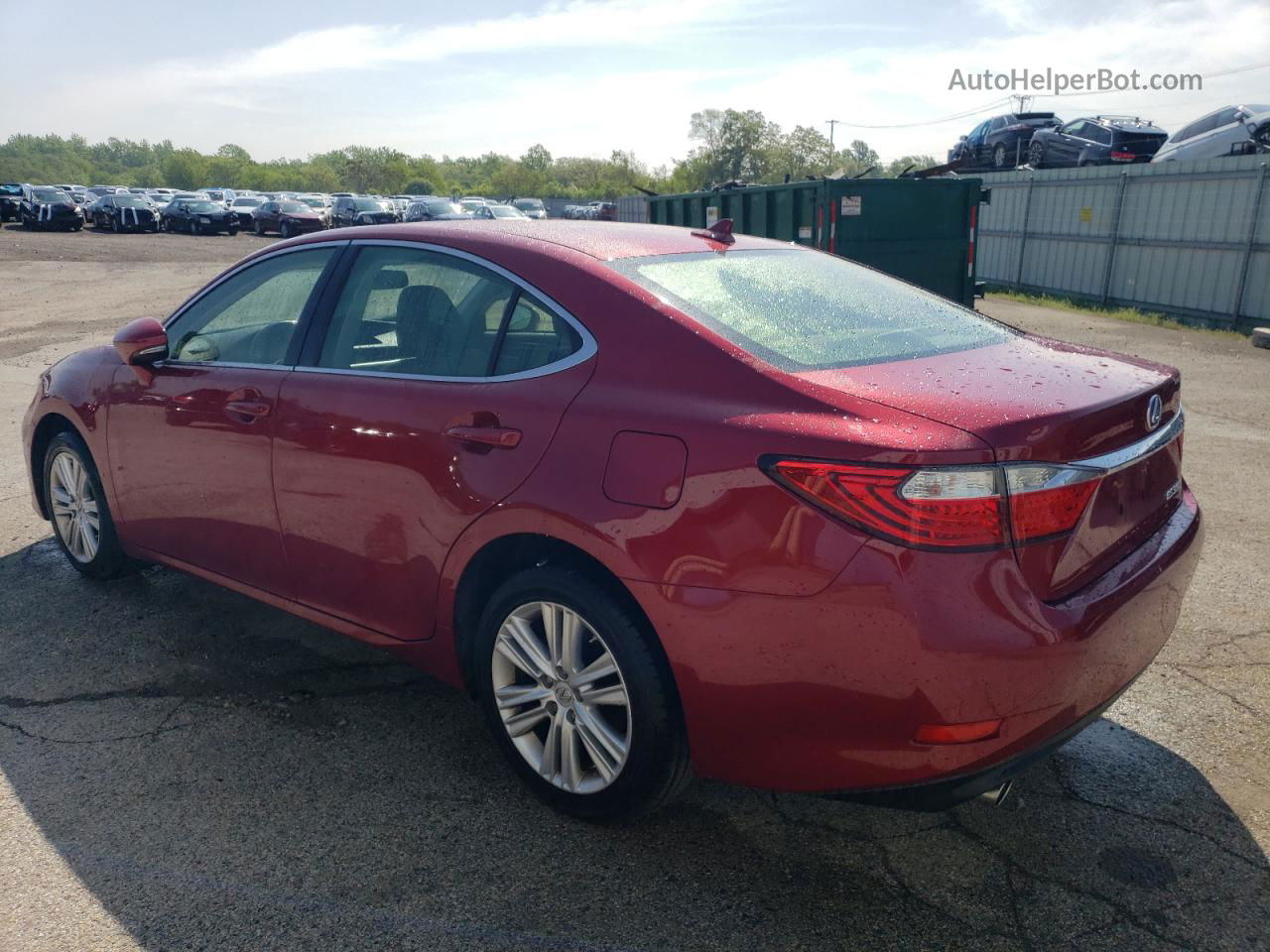 2014 Lexus Es 350 Red vin: JTHBK1GG2E2128682