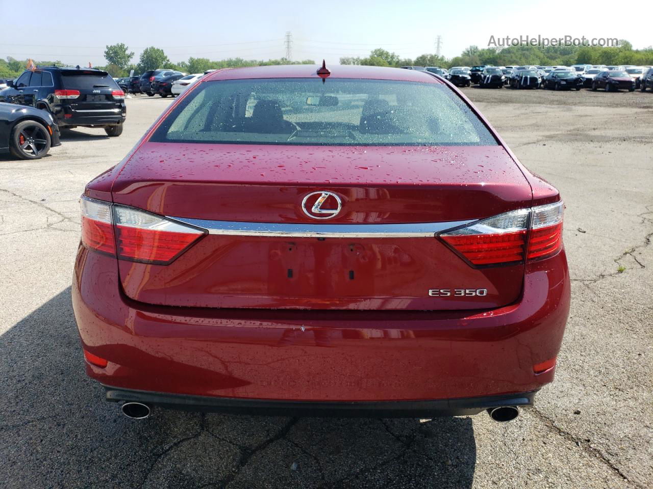 2014 Lexus Es 350 Red vin: JTHBK1GG2E2128682