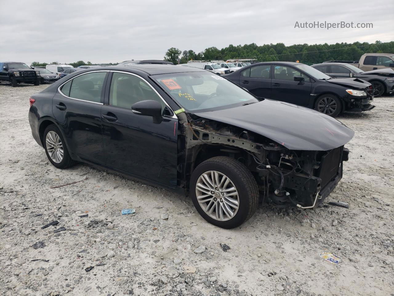 2014 Lexus Es 350 Black vin: JTHBK1GG2E2135955