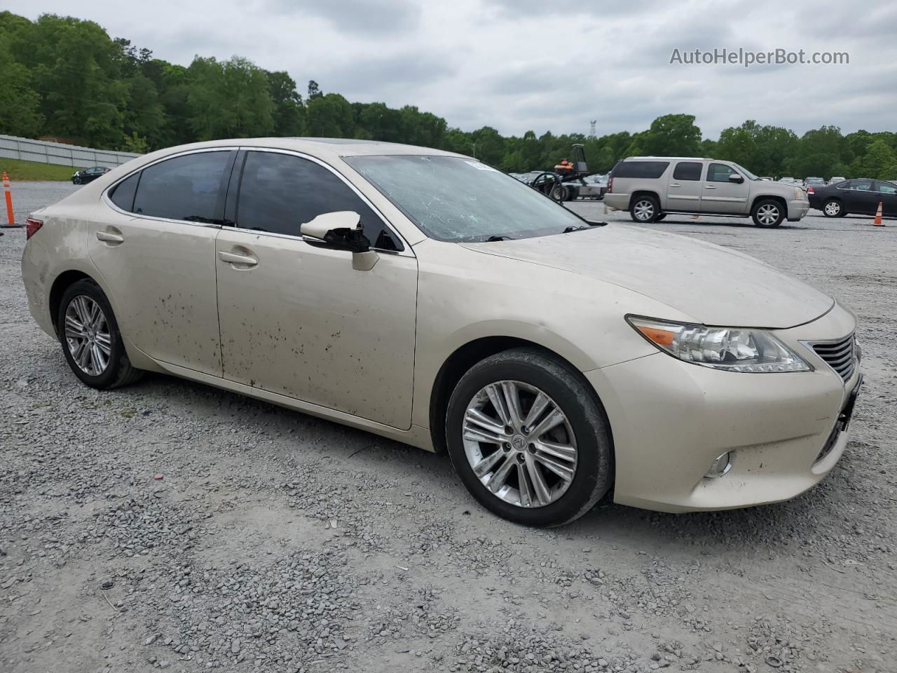 2014 Lexus Es 350 Beige vin: JTHBK1GG2E2139116