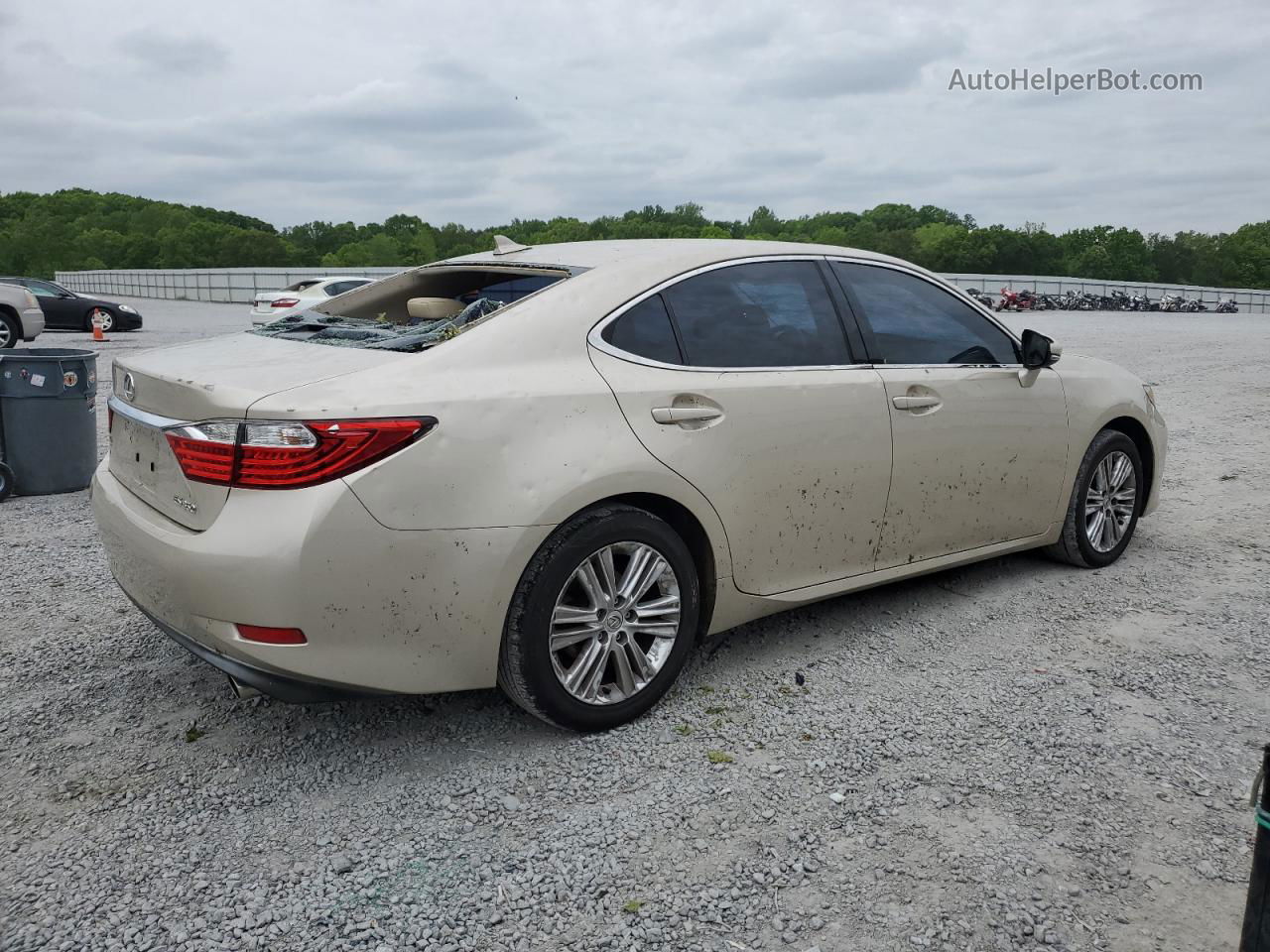 2014 Lexus Es 350 Beige vin: JTHBK1GG2E2139116