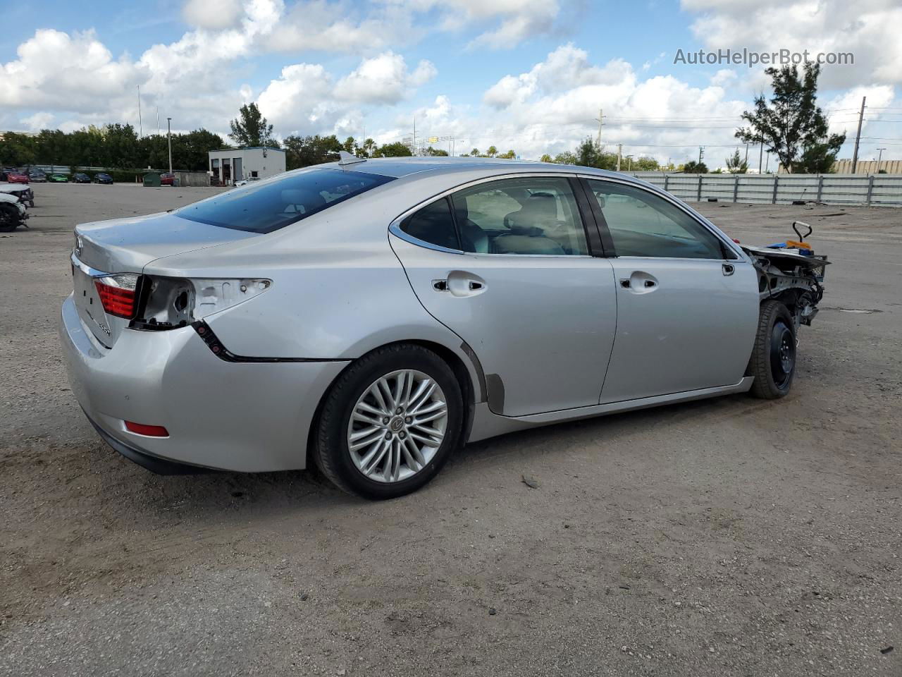 2014 Lexus Es 350 Silver vin: JTHBK1GG2E2148804