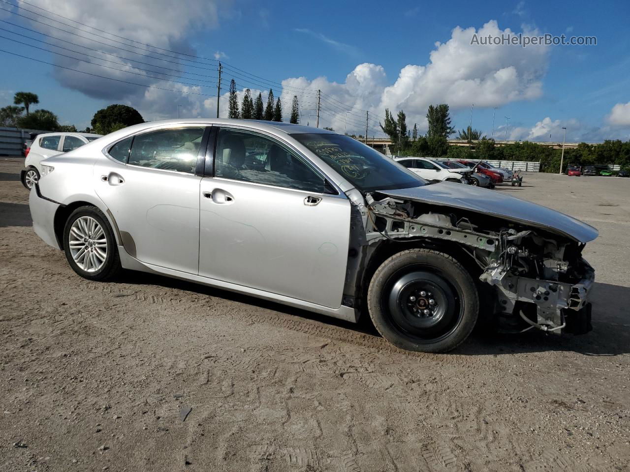 2014 Lexus Es 350 Silver vin: JTHBK1GG2E2148804