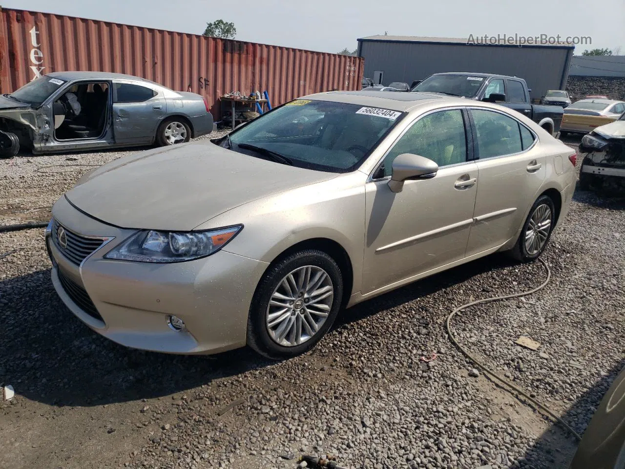 2014 Lexus Es 350 Золотой vin: JTHBK1GG2E2149502