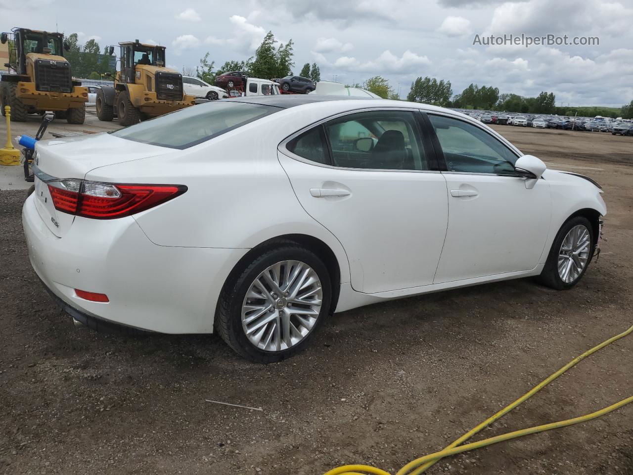 2015 Lexus Es 350 White vin: JTHBK1GG2F2155804