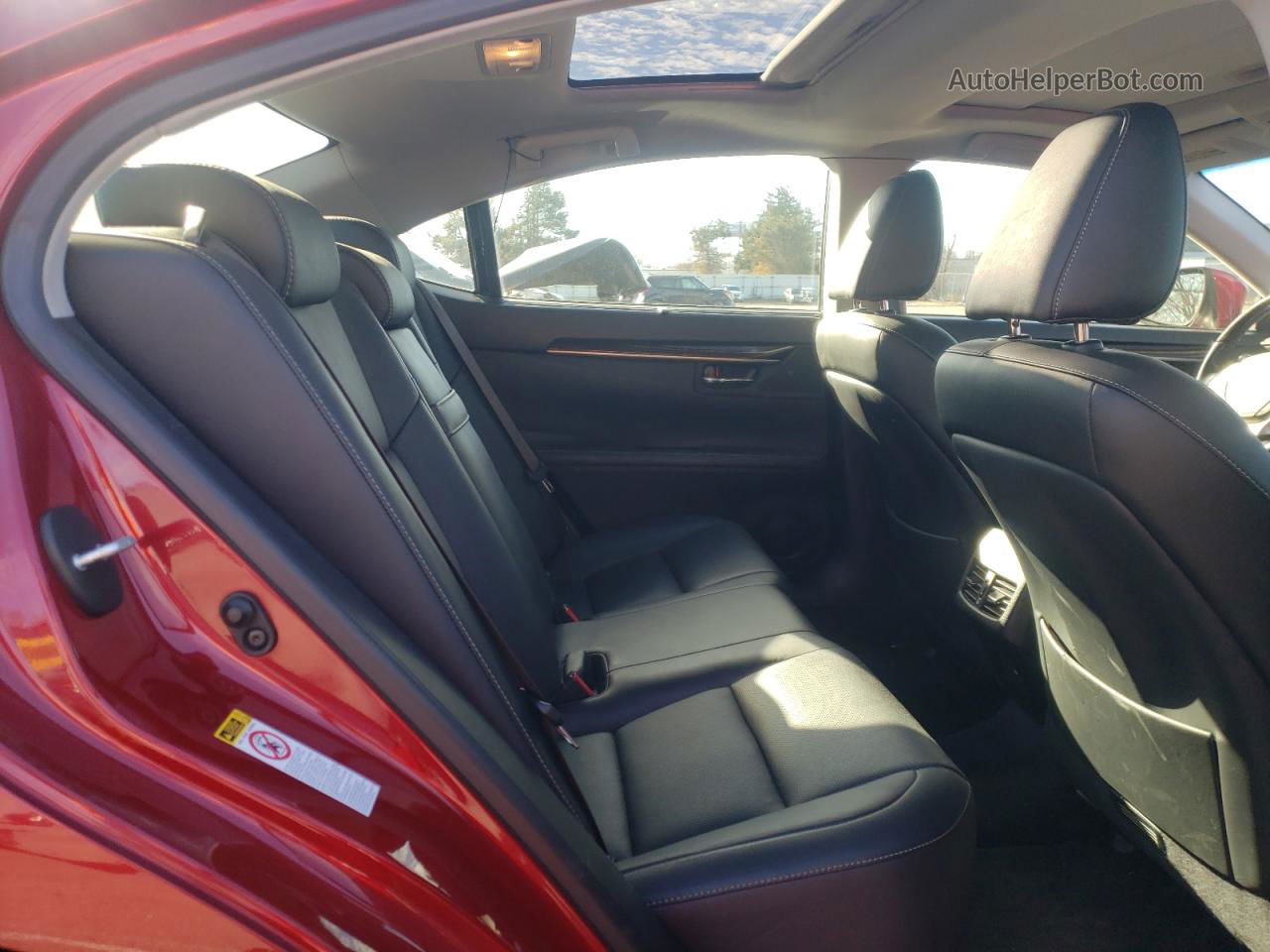 2015 Lexus Es 350 Red vin: JTHBK1GG2F2159707