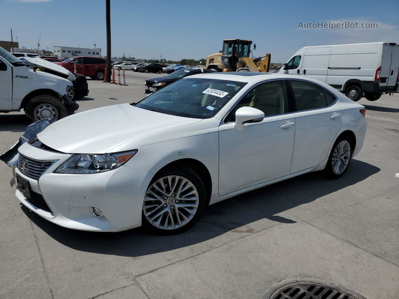 2015 Lexus Es 350 Белый vin: JTHBK1GG2F2162753
