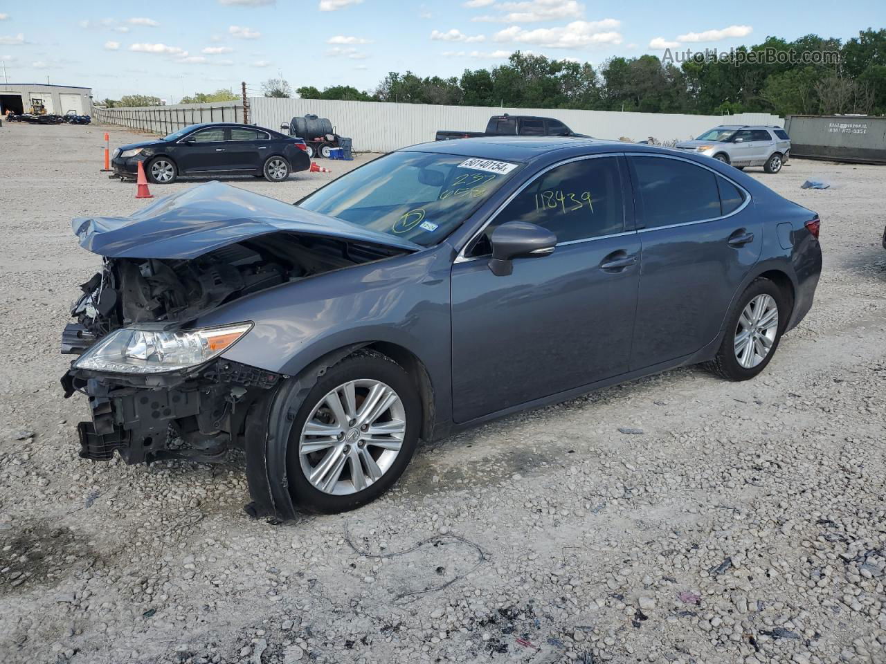 2015 Lexus Es 350 Gray vin: JTHBK1GG2F2167936