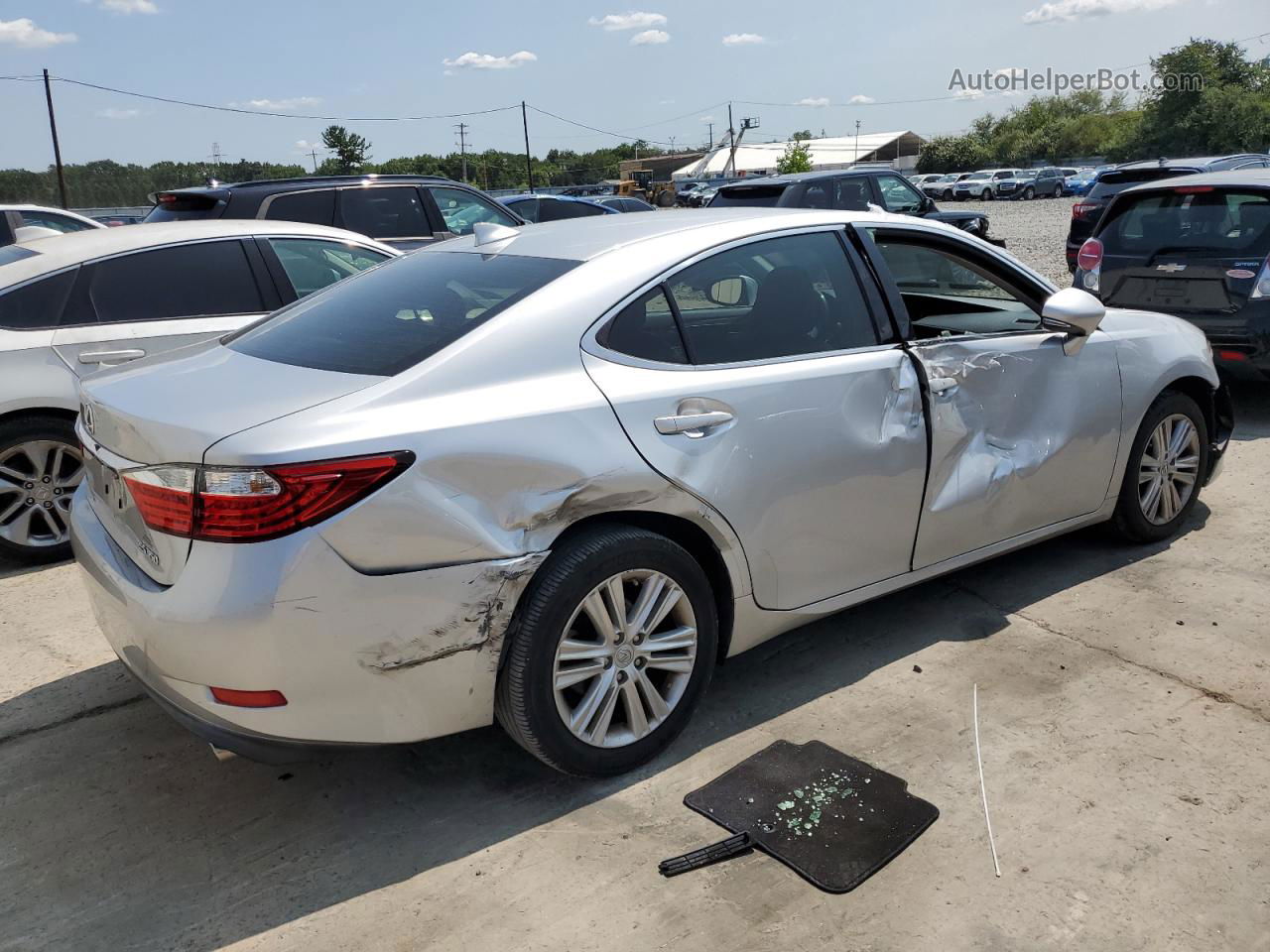 2015 Lexus Es 350 Silver vin: JTHBK1GG2F2169590