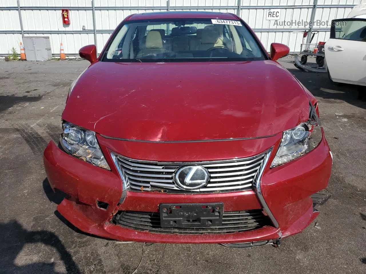 2015 Lexus Es 350 Red vin: JTHBK1GG2F2170304