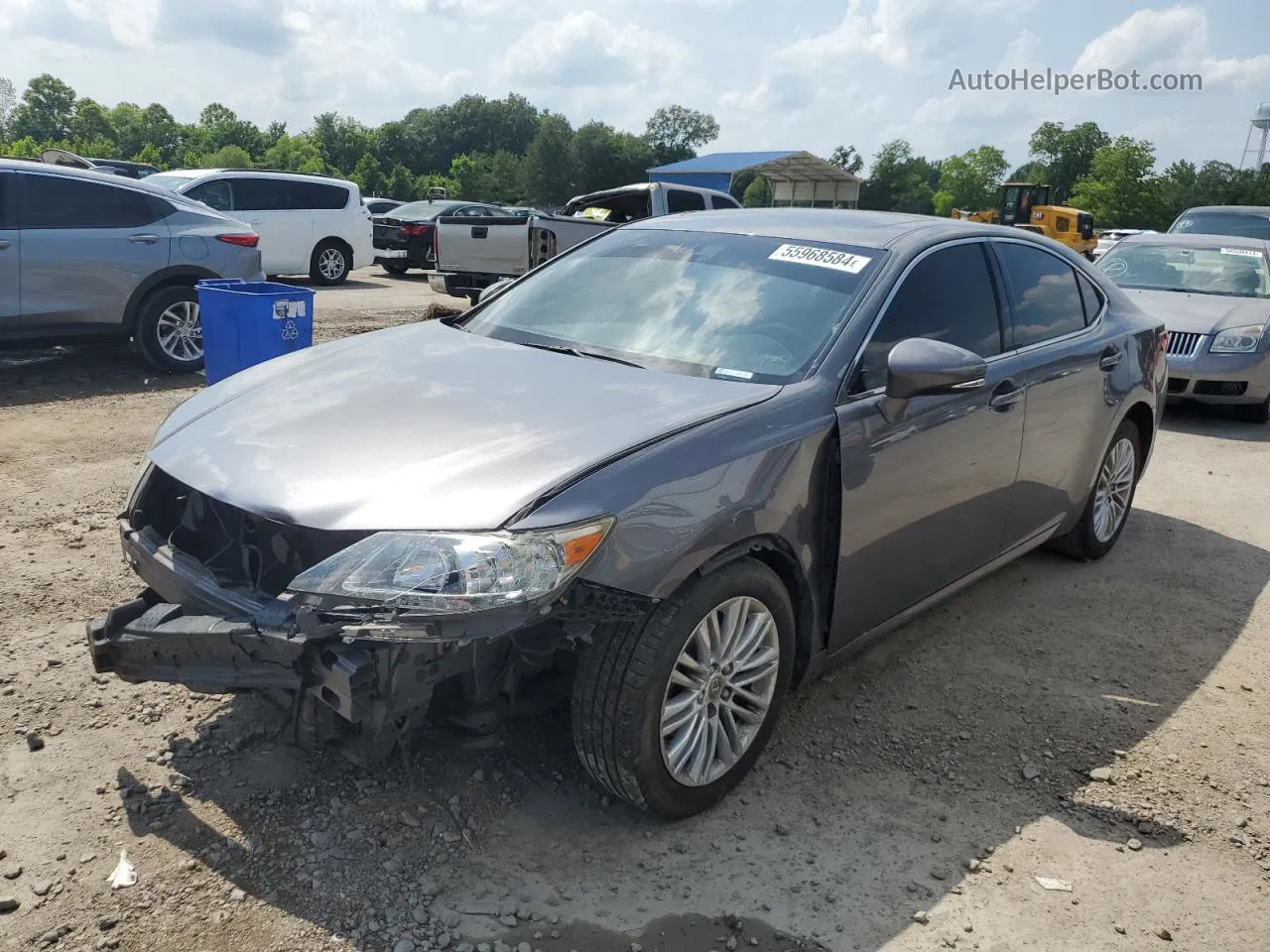 2015 Lexus Es 350 Gray vin: JTHBK1GG2F2175700