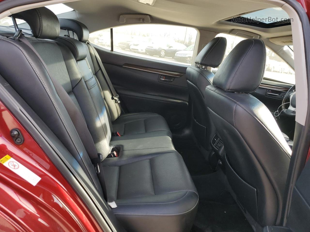 2015 Lexus Es 350 Red vin: JTHBK1GG2F2176281