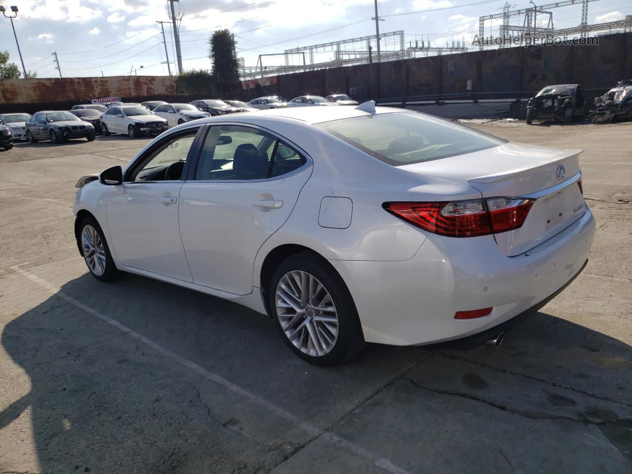 2015 Lexus Es 350 White vin: JTHBK1GG2F2176894