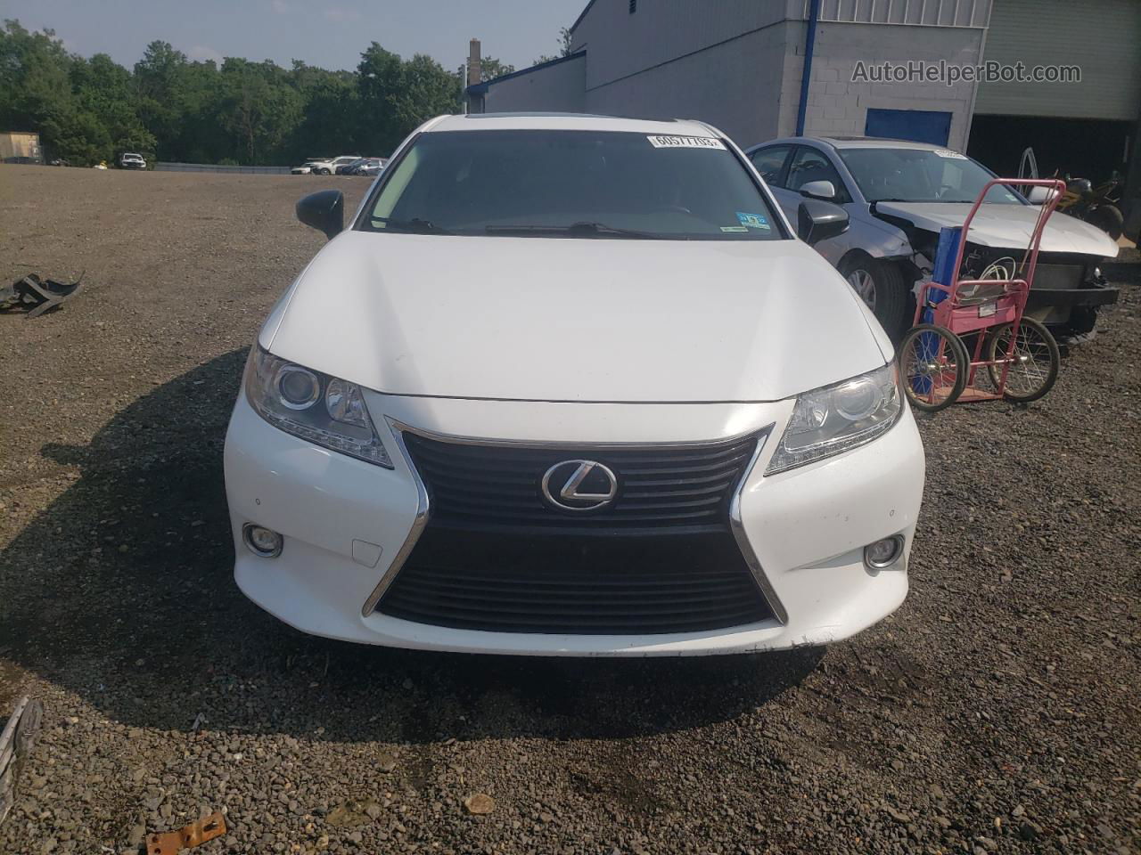 2015 Lexus Es 350 White vin: JTHBK1GG2F2187586