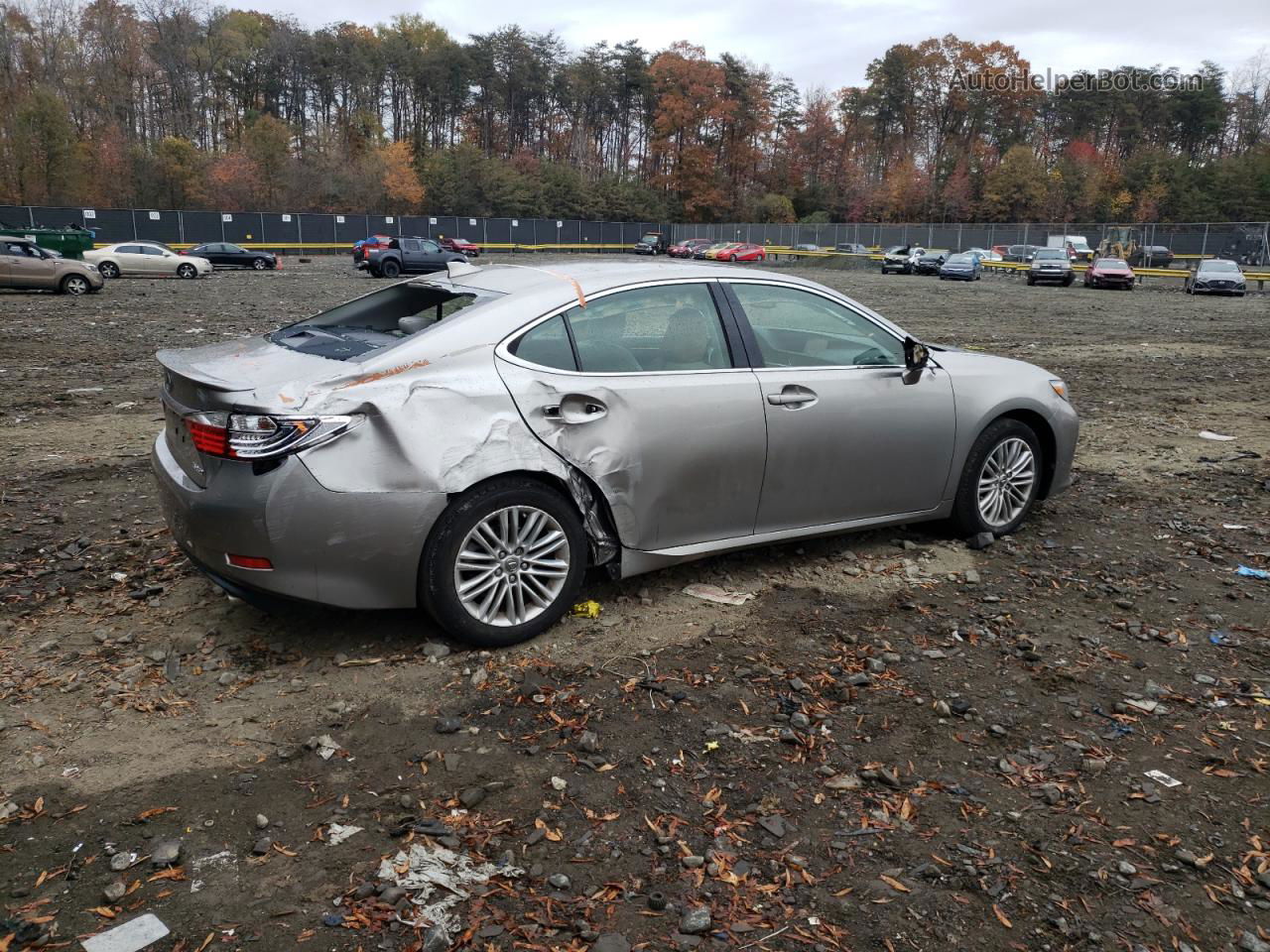 2015 Lexus Es 350 Silver vin: JTHBK1GG2F2188012