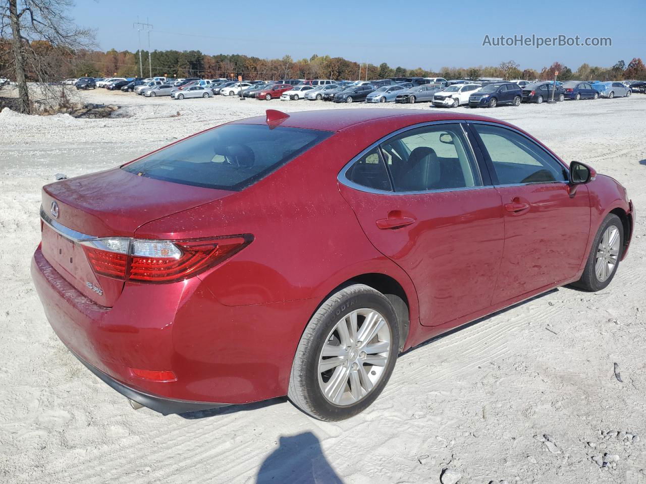 2015 Lexus Es 350 Red vin: JTHBK1GG2F2192562