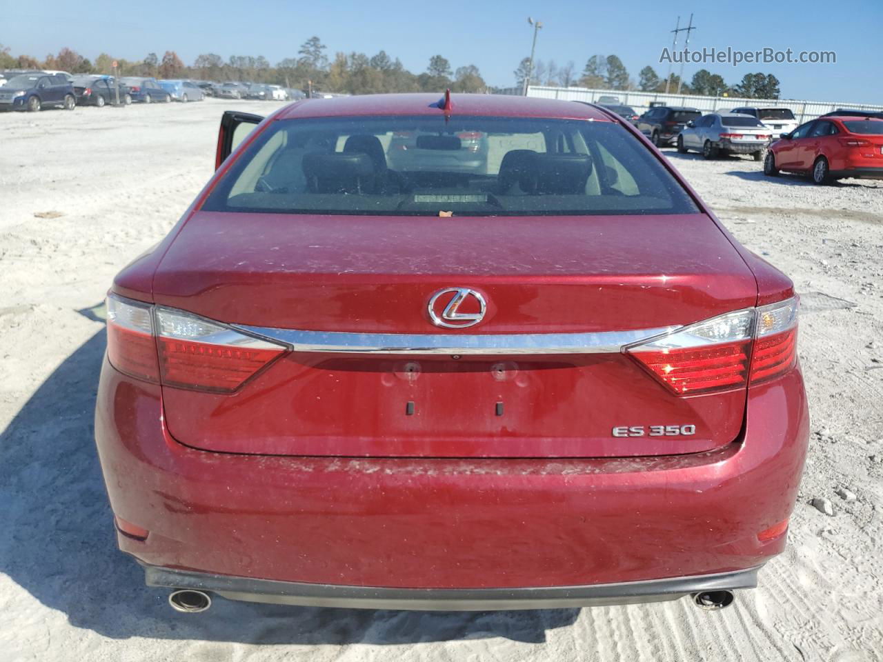 2015 Lexus Es 350 Red vin: JTHBK1GG2F2192562