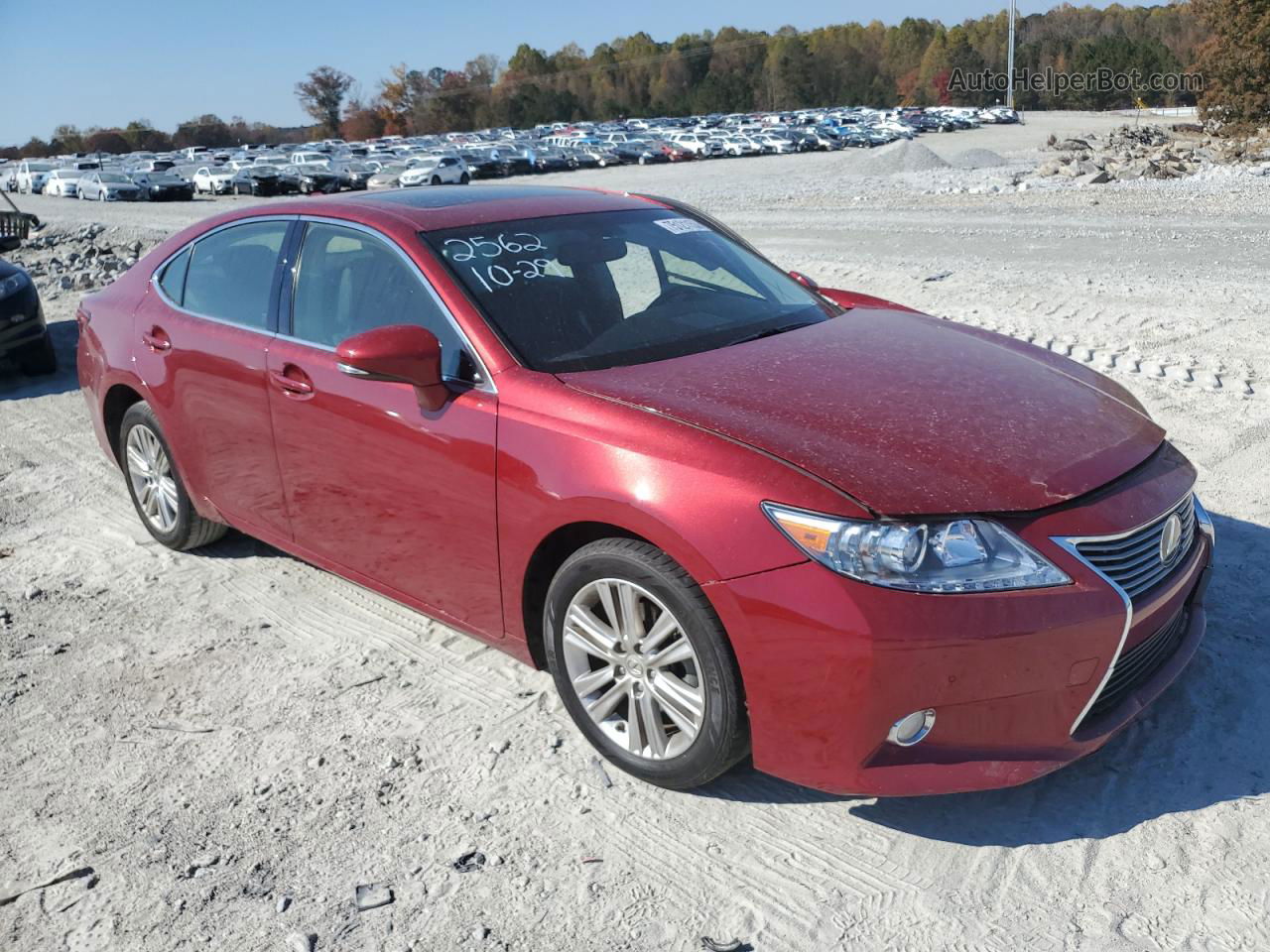 2015 Lexus Es 350 Красный vin: JTHBK1GG2F2192562