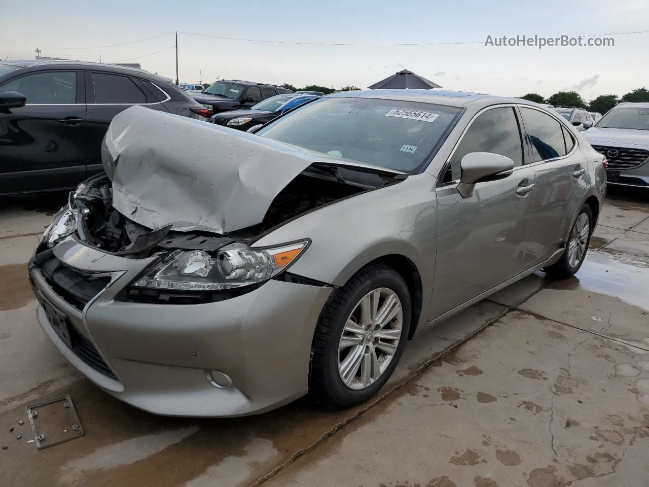 2015 Lexus Es 350 Желто-коричневый vin: JTHBK1GG2F2205732