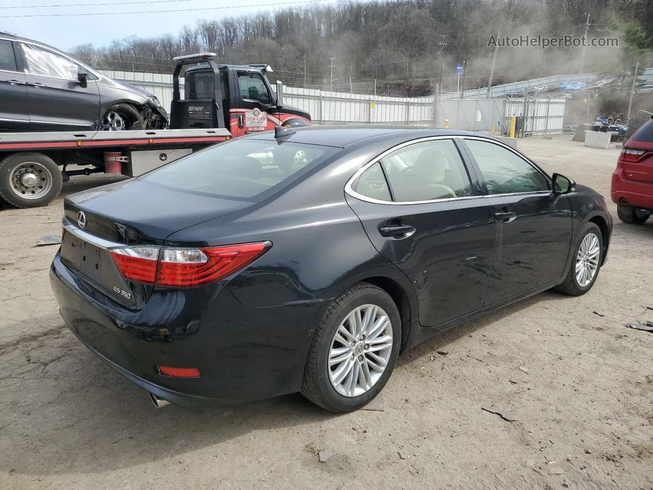 2015 Lexus Es 350 Черный vin: JTHBK1GG2F2206735