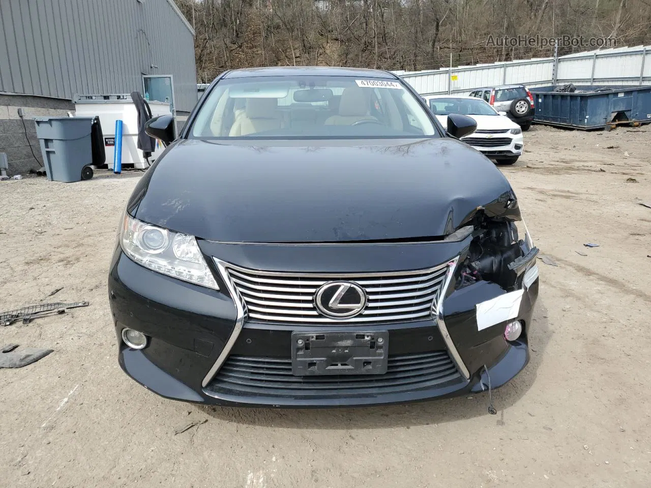 2015 Lexus Es 350 Черный vin: JTHBK1GG2F2206735