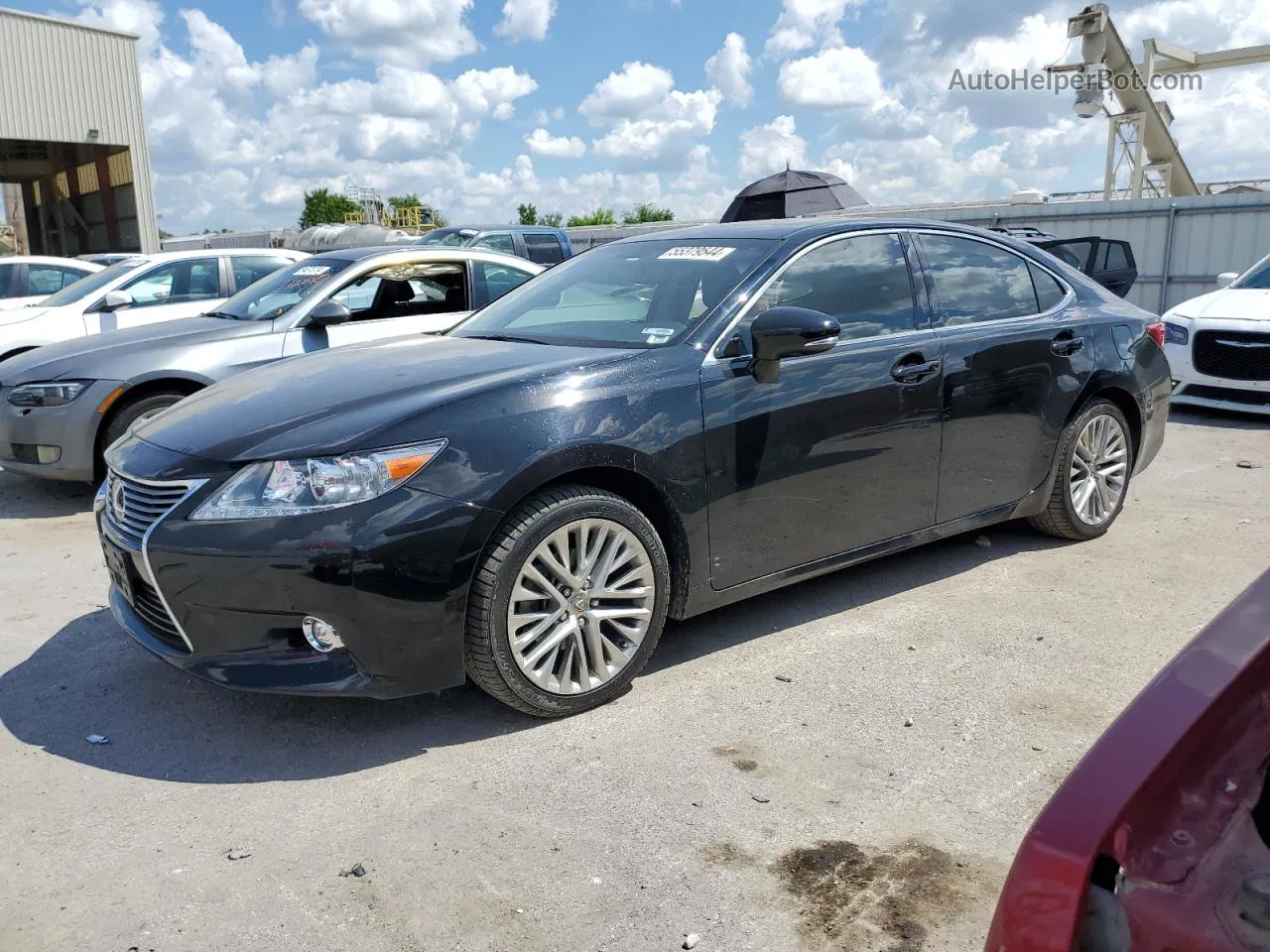 2015 Lexus Es 350 Black vin: JTHBK1GG2F2208629