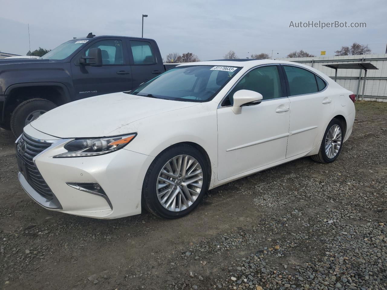 2016 Lexus Es 350 White vin: JTHBK1GG2G2215968