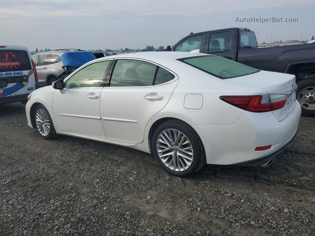 2016 Lexus Es 350 White vin: JTHBK1GG2G2215968