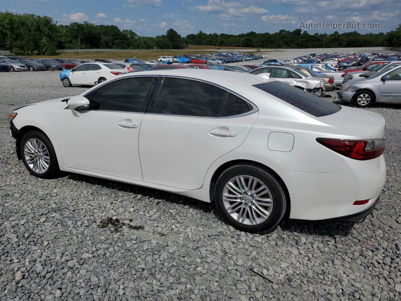 2016 Lexus Es 350 White vin: JTHBK1GG2G2218272