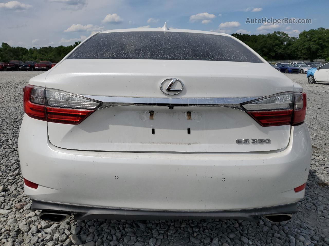 2016 Lexus Es 350 White vin: JTHBK1GG2G2218272