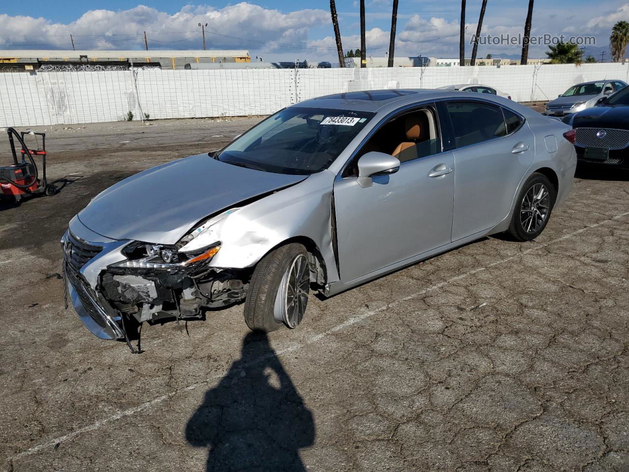 2016 Lexus Es 350 Silver vin: JTHBK1GG2G2230423