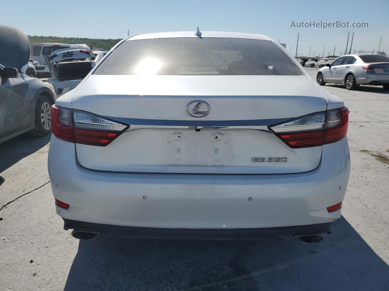 2017 Lexus Es 350 White vin: JTHBK1GG2H2250978